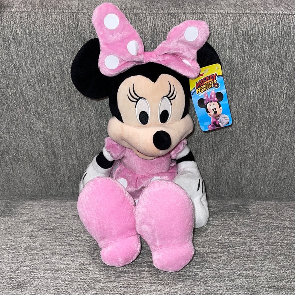 NWT Mickey and the Roadster Racers Minnie Mouse Plush